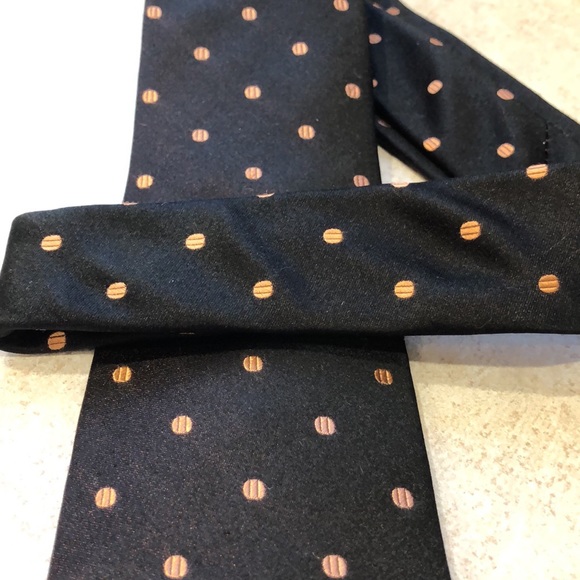 Men’s Pura Seta Velvet Ego Silk Tie - Picture 11 of 12